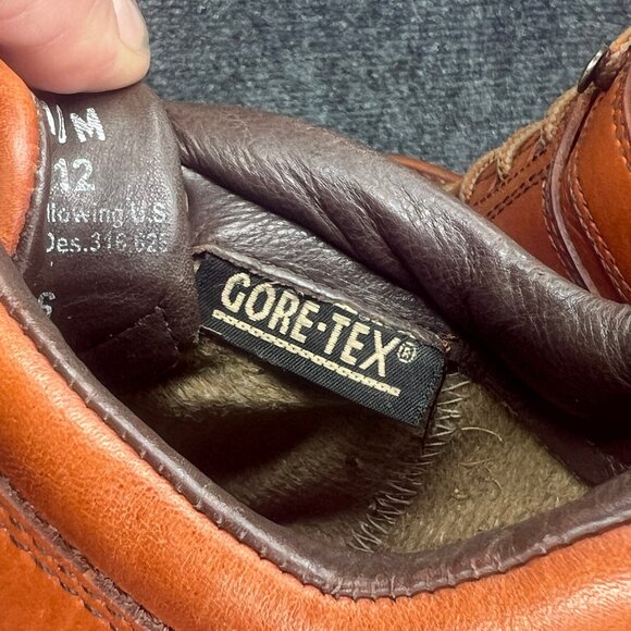 Rockport XCS Boots Men's Size 10 Light Brown Leather Waterproof Gore-Tex Hiking - Picture 13 of 14